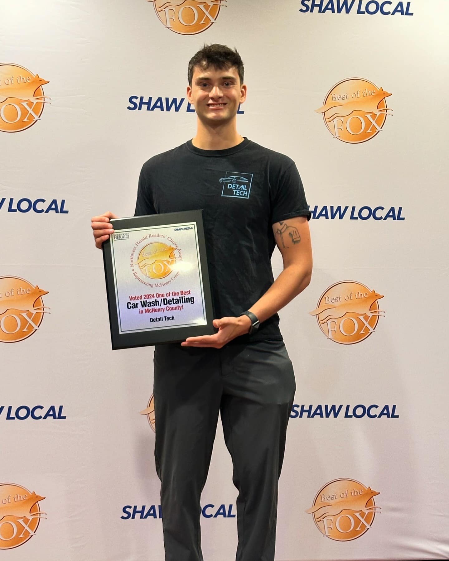 Detail Tech holding the Best of the Fox 2024 award