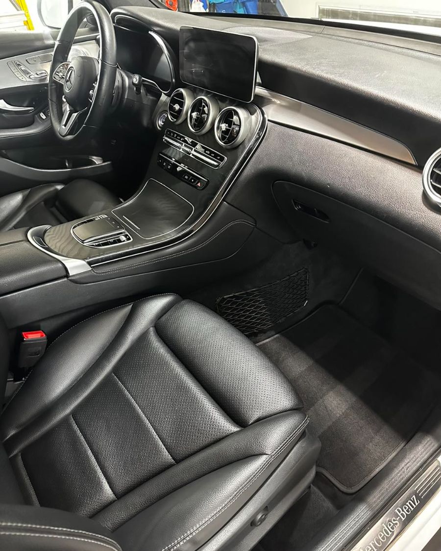 Freshly detailed car interior