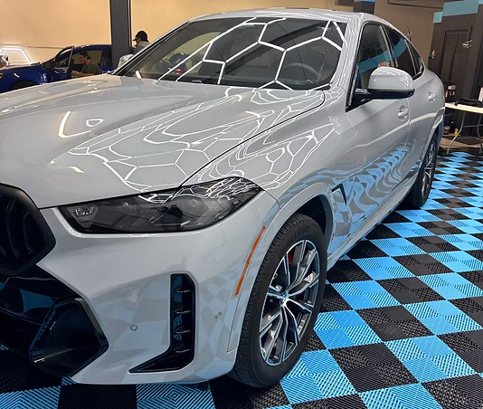 Grey BMW X6 fully detailed inside and out at Detail Tech
