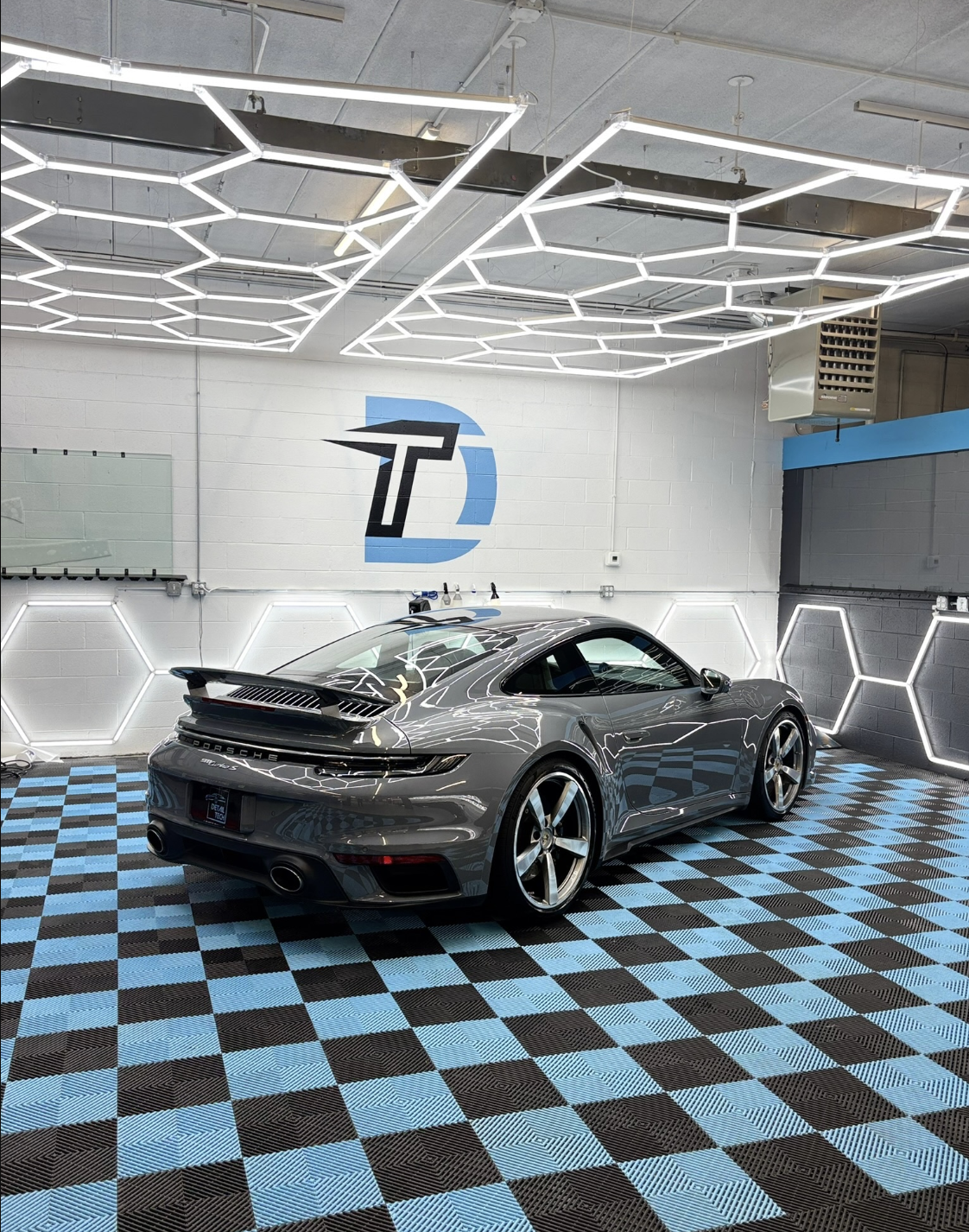 Grey Porsche 911 after a Premium exterior detail at Detail Tech